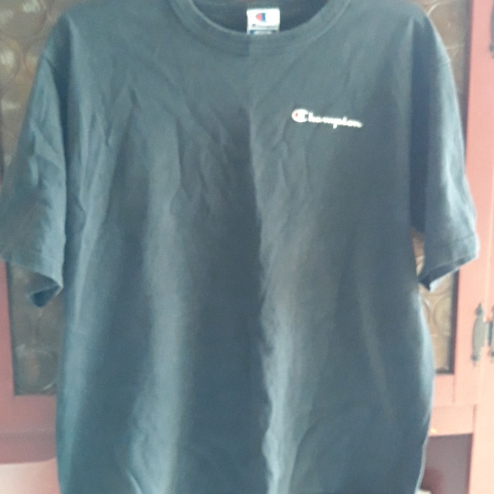 Champion Authentic Athletic T Shirt Medium Black